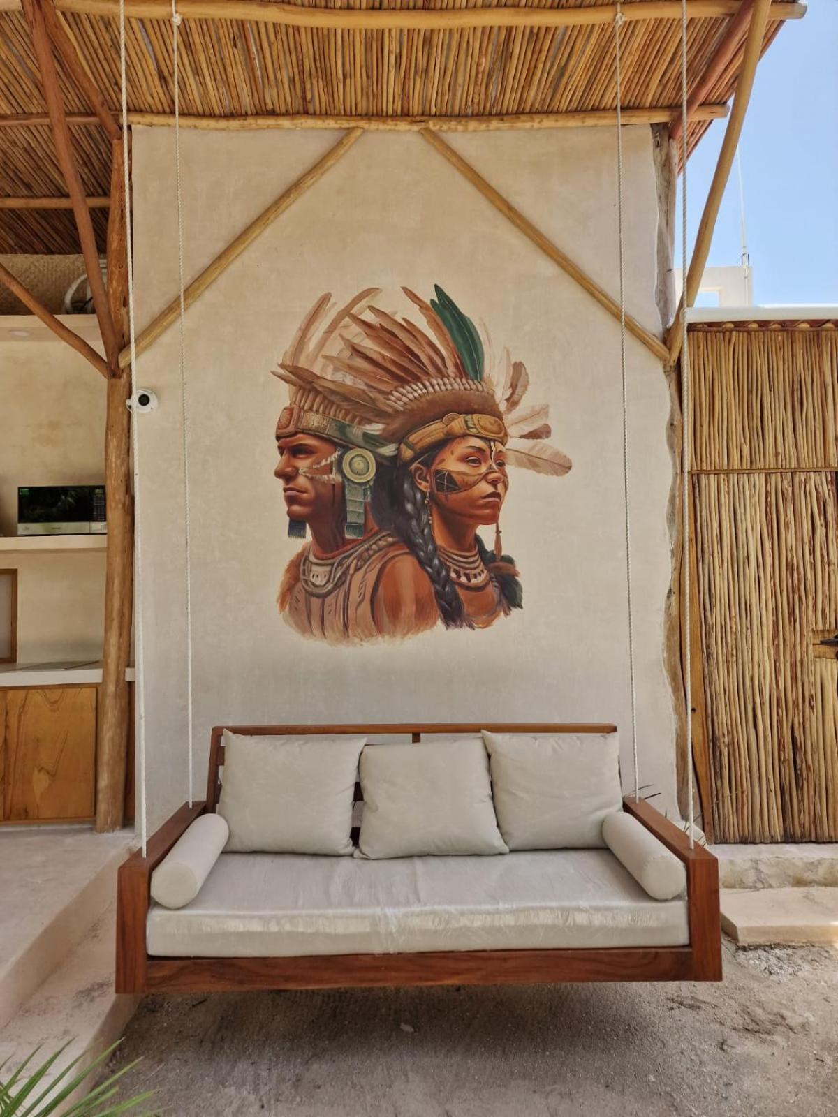 Luna Y Sol Glamping Holbox מראה חיצוני תמונה